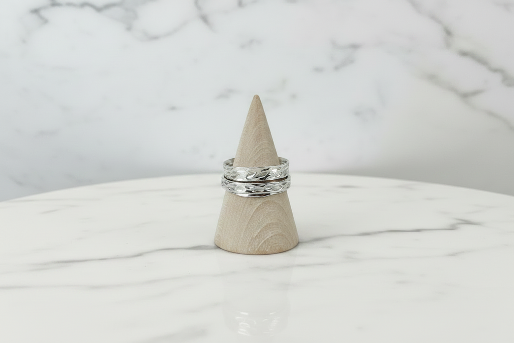 Hammerd Silver Spinner Ring