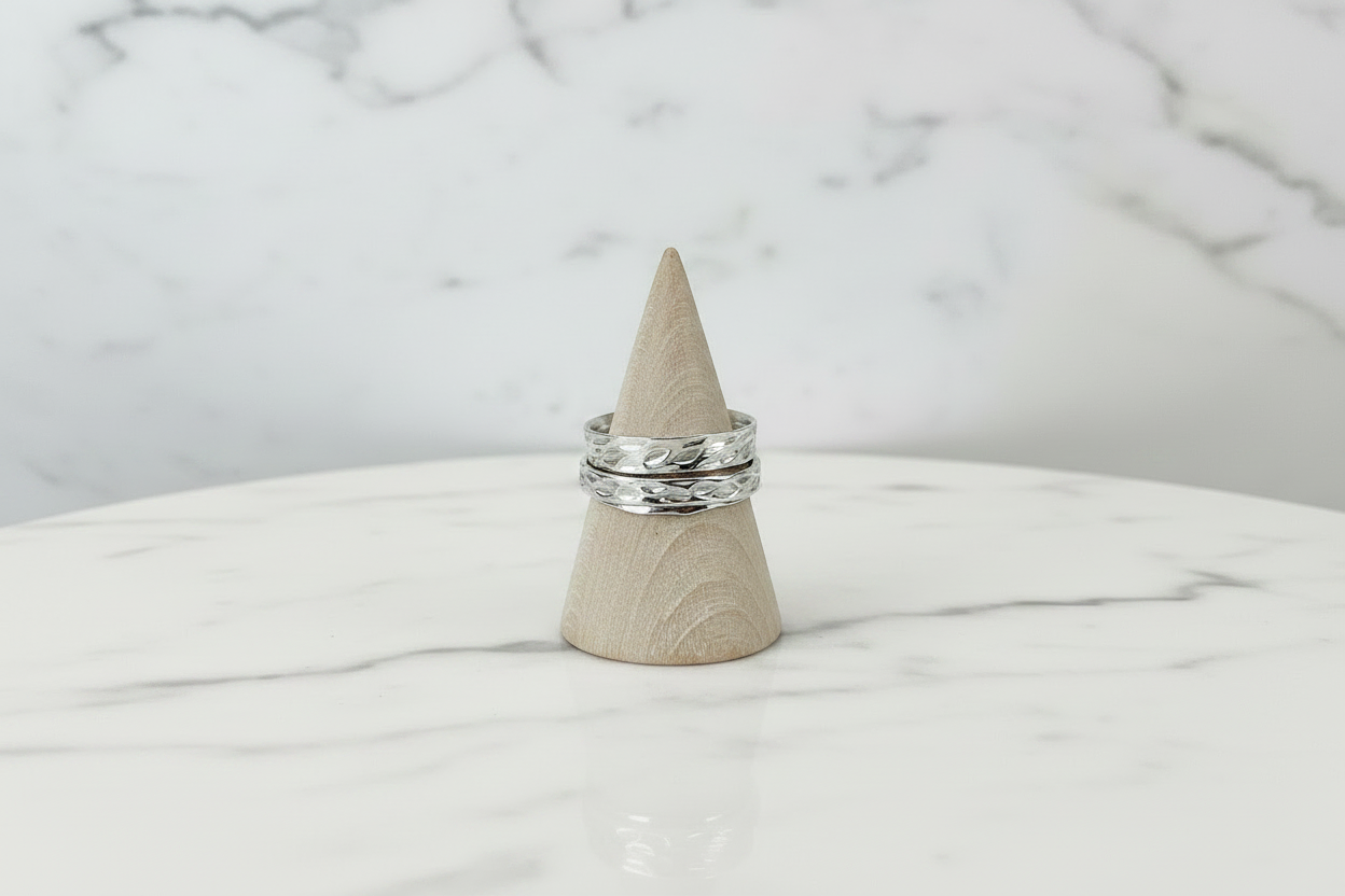 Hammerd Silver Spinner Ring