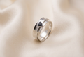 Heart Spinner Ring - Size R