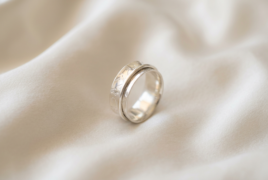 Butterfly Spinner Ring - Size S