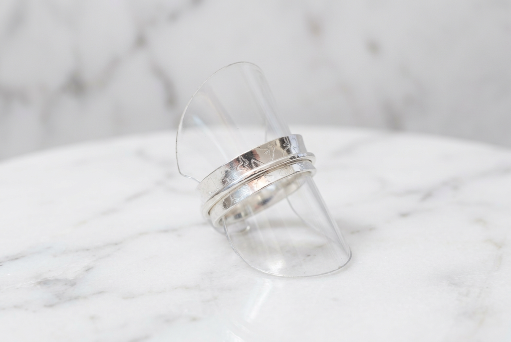 Butterfly Spinner Ring - Size S