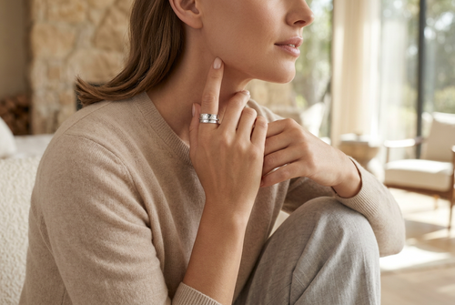 Butterfly Spinner Ring - Size S