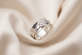 Flower Spinner Ring - Size Q