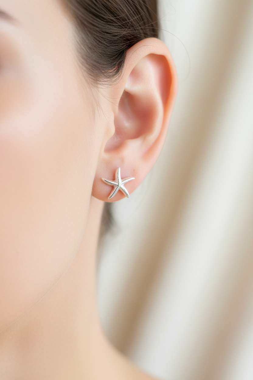 Starfish Stud Earrings