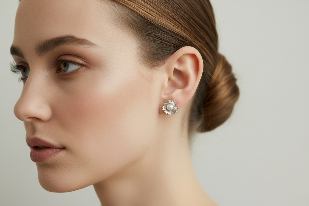 Flower Stud Earrings