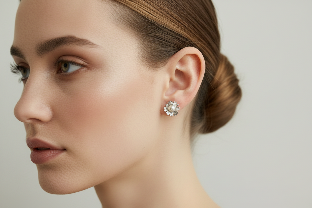 Flower Stud Earrings