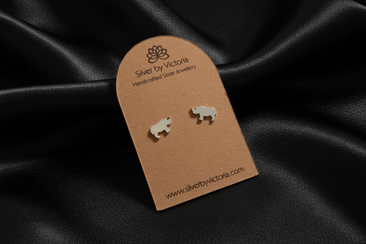 Rhino Stud Earrings