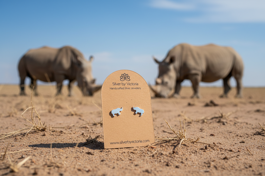 Rhino Stud Earrings