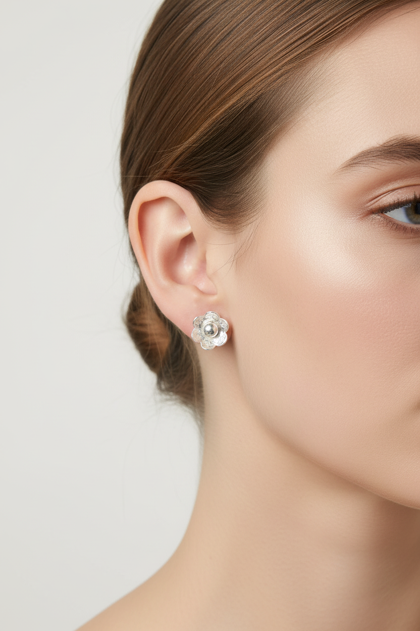 Ladybird & Daisy Mismatched Stud Earrings