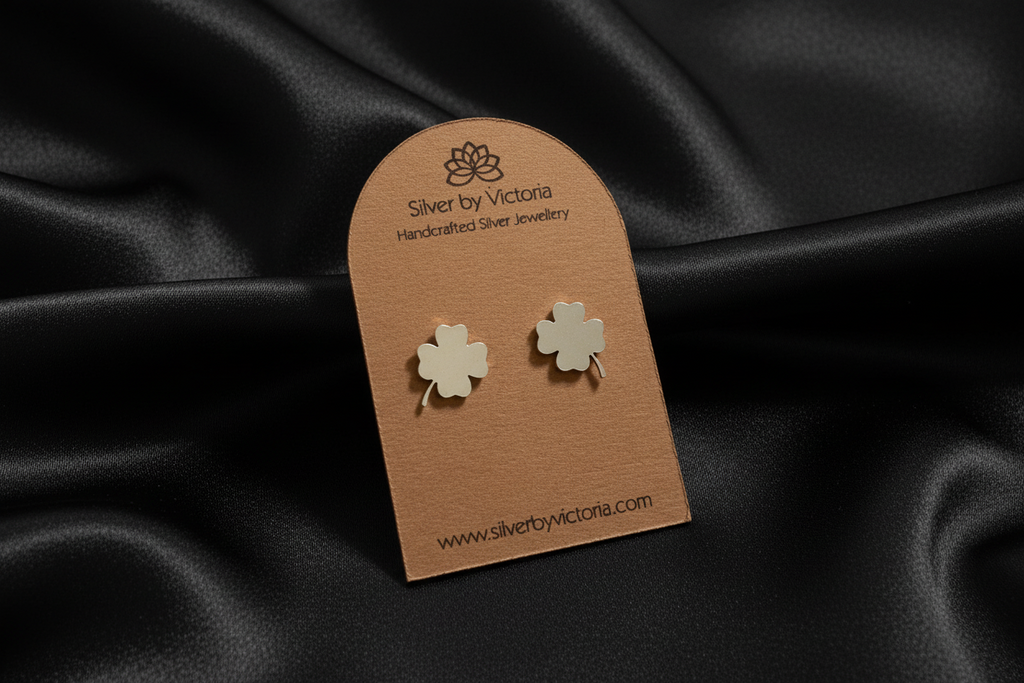 Four Leaf Clover Stud Earrings