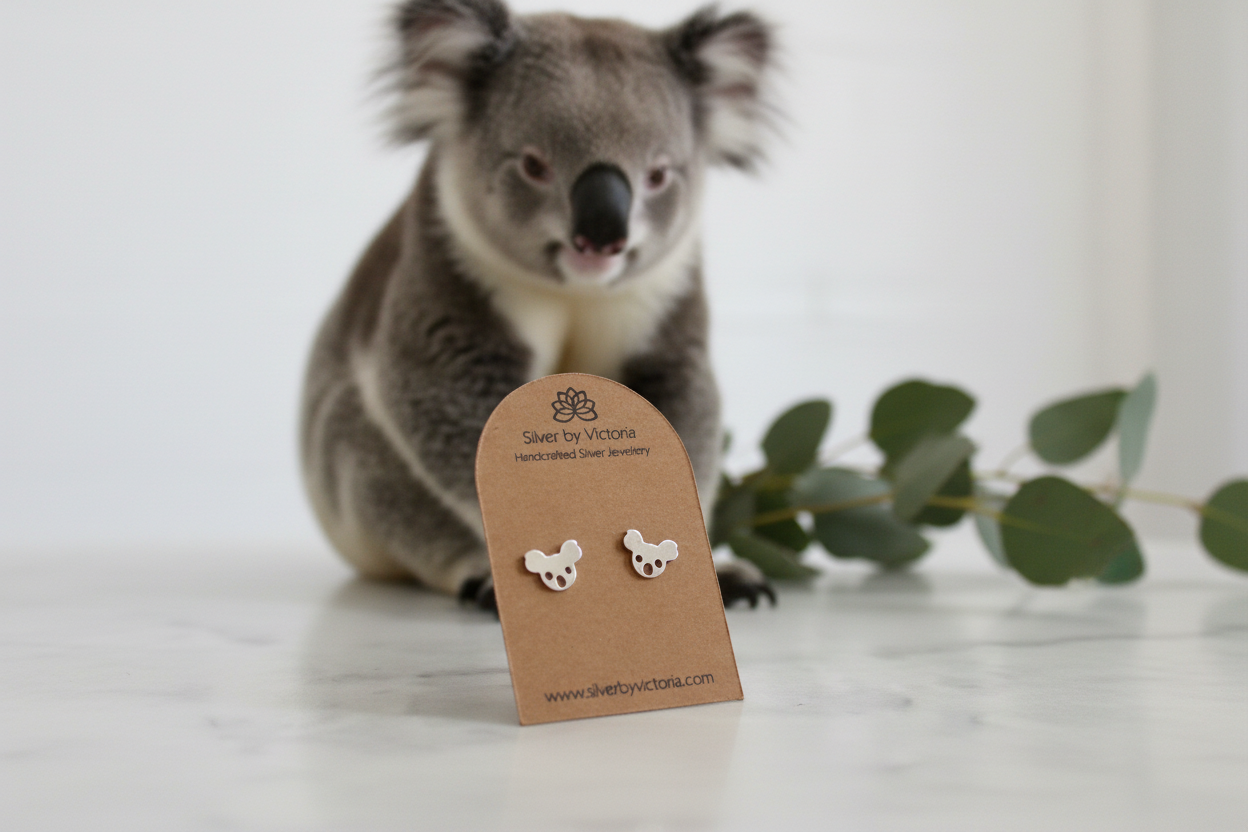 Koala Stud Earrings