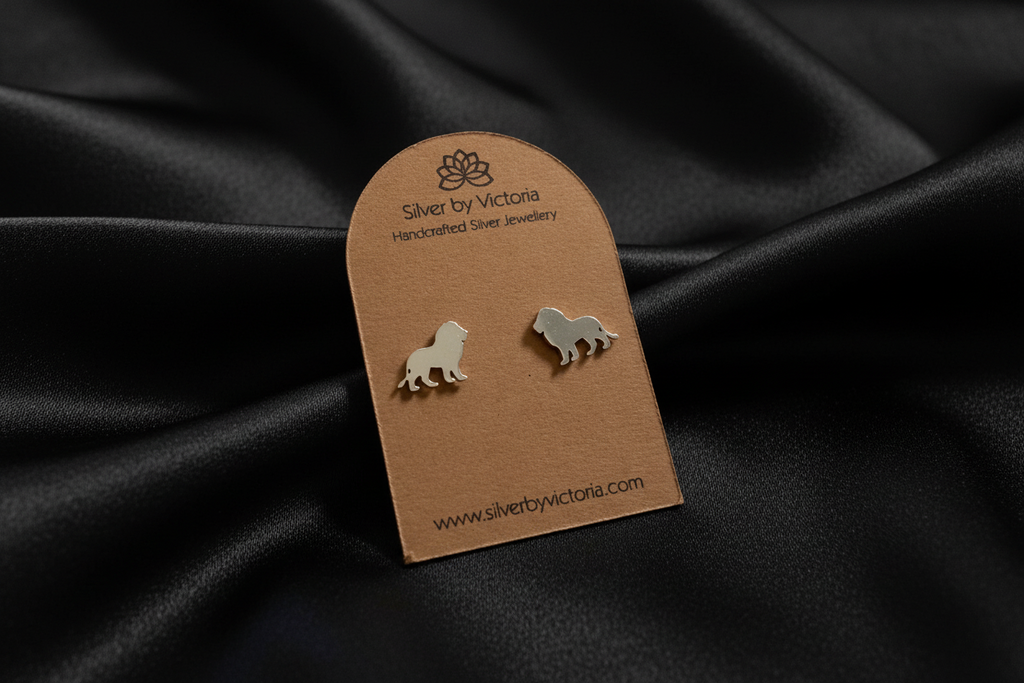 Lion Stud Earrings