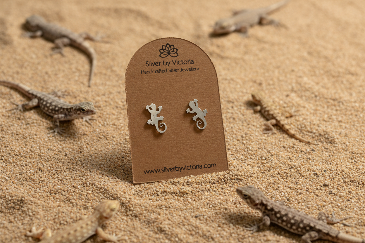 Gekko Stud Earrings