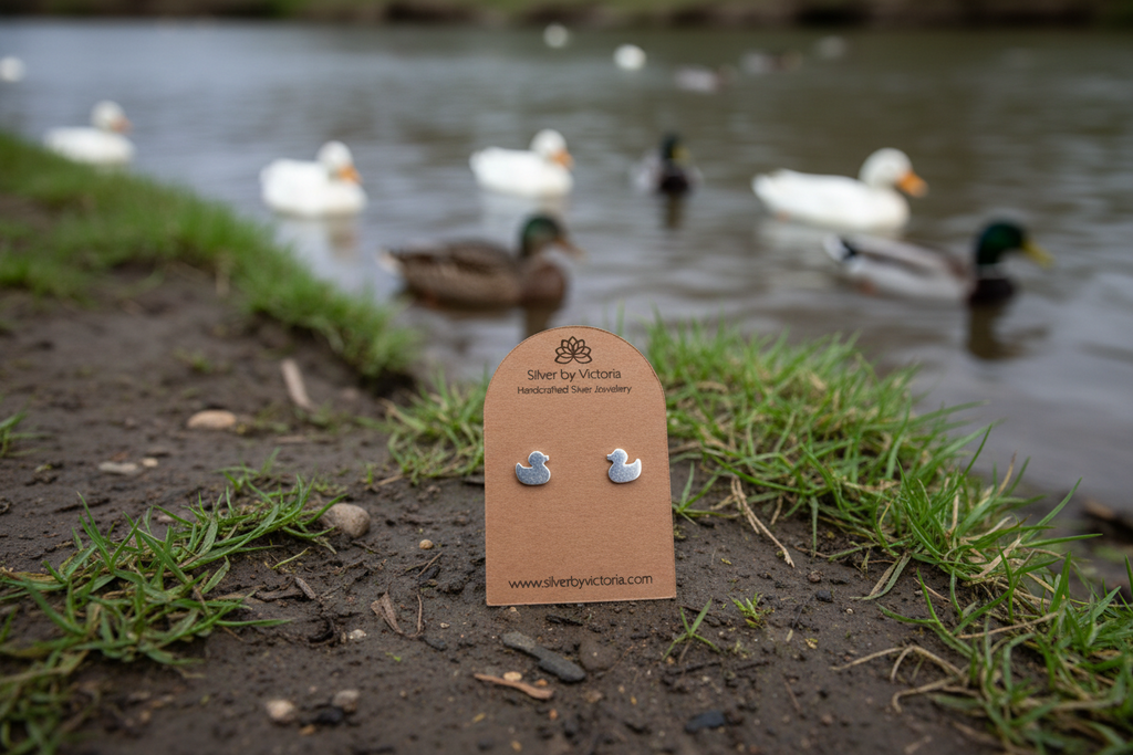 Duck Stud Earrings