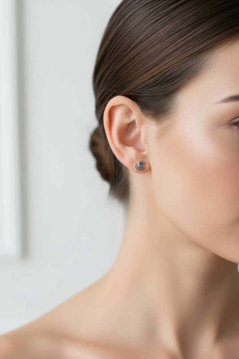 Duck Stud Earrings