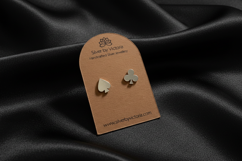 Club & Spade Mismatched Stud Earrings