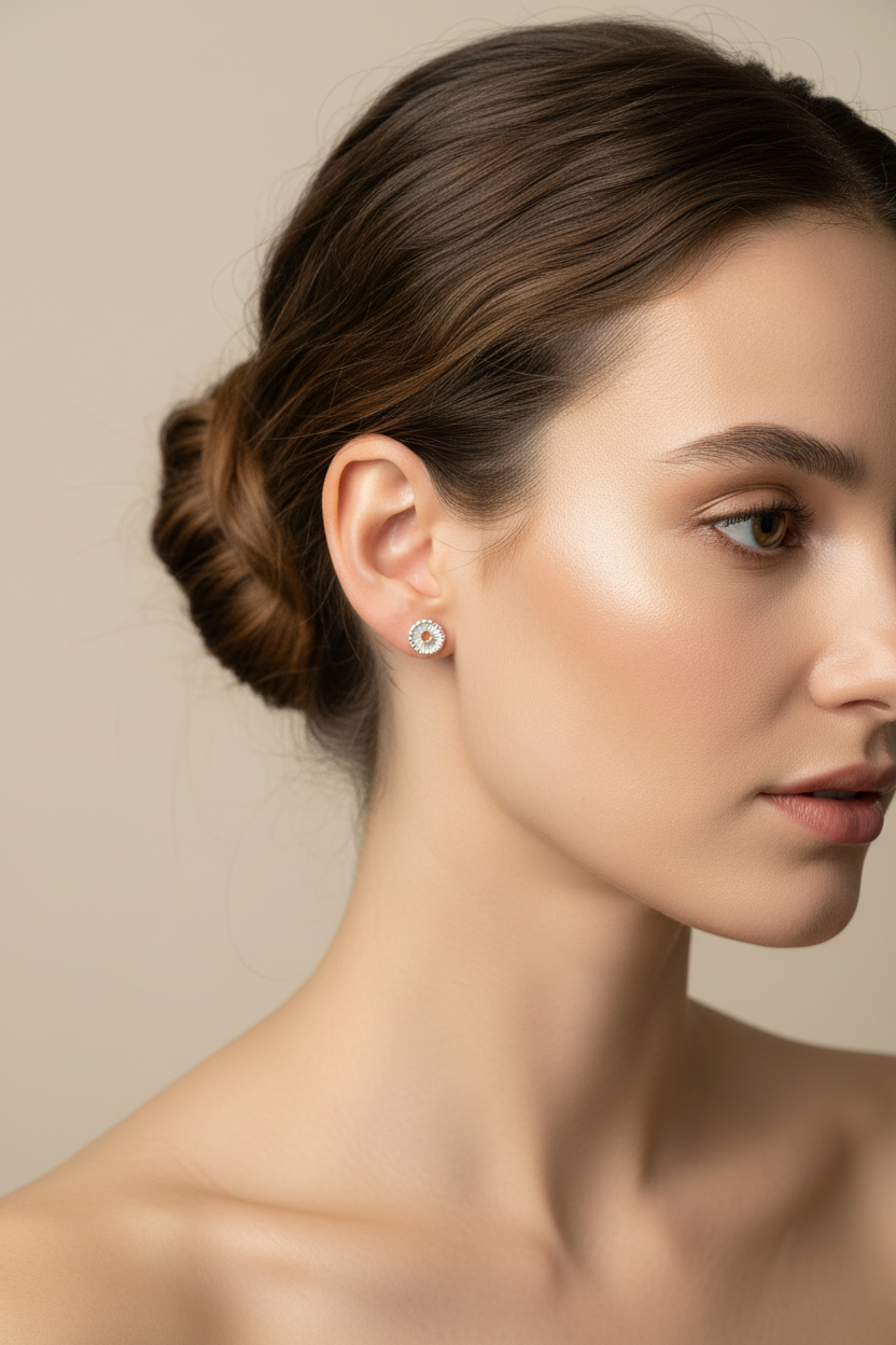 Donut Stud Earrings
