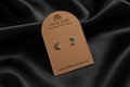 Moon Stud Earrings