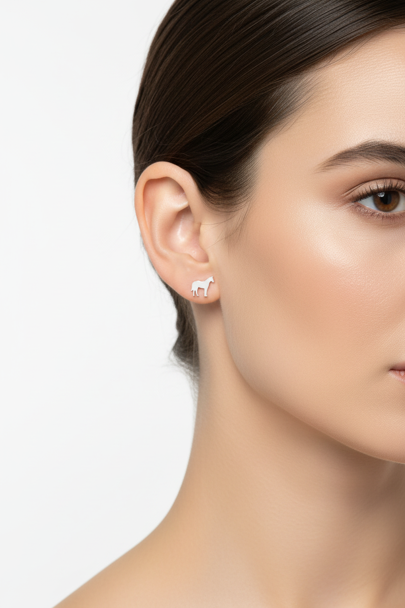 Horse Stud Earrings