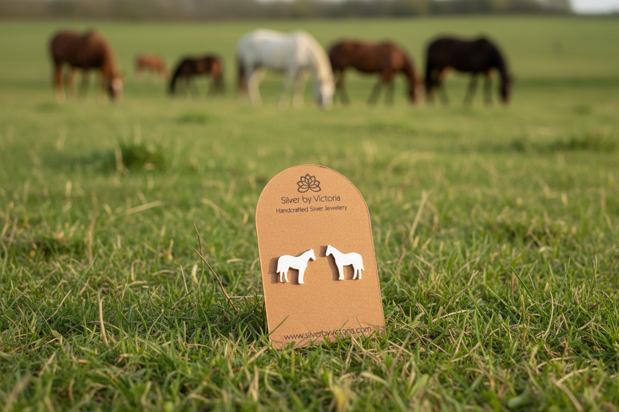 Horse Stud Earrings