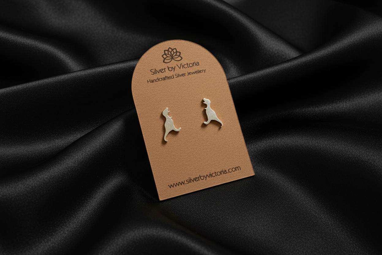 Tyrannosayrus Rex Dinosaur Stud Earrings - Trex