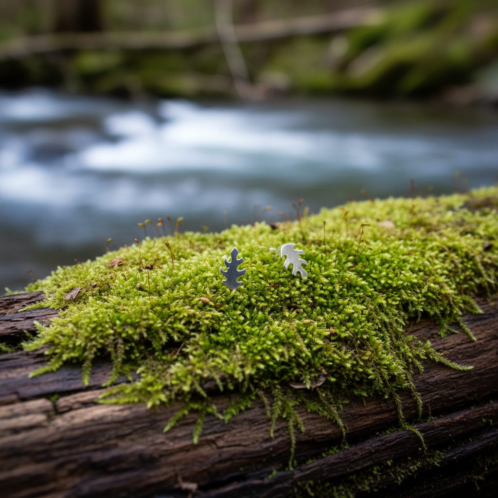 Leaf Stud Earrings