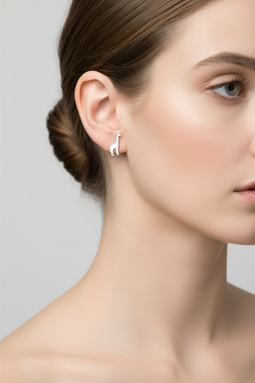 Giraffe Stud Earrings