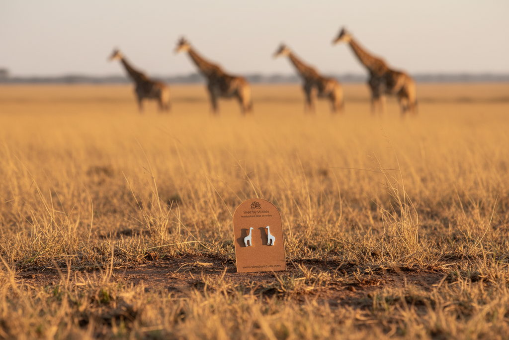 Giraffe Stud Earrings