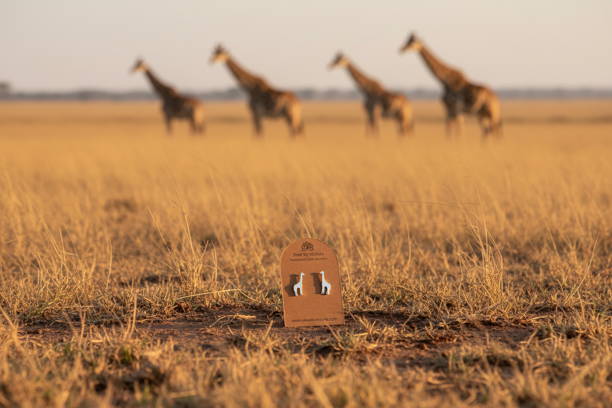 Giraffe Stud Earrings