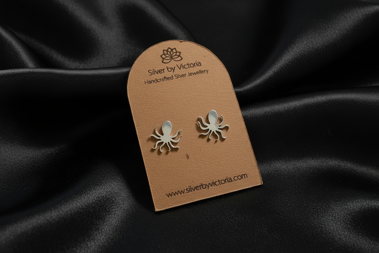 Octopus Stud Earrings