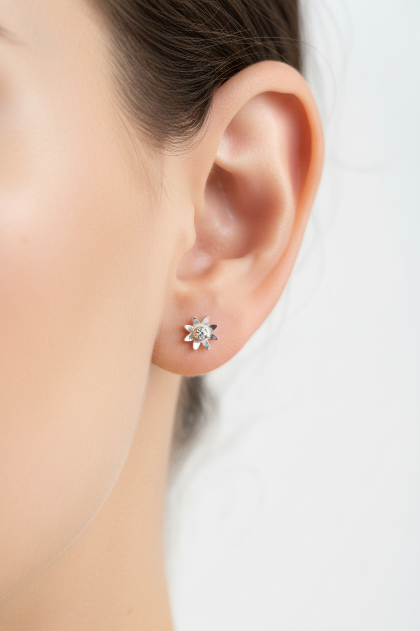 Flower Stud Earrings