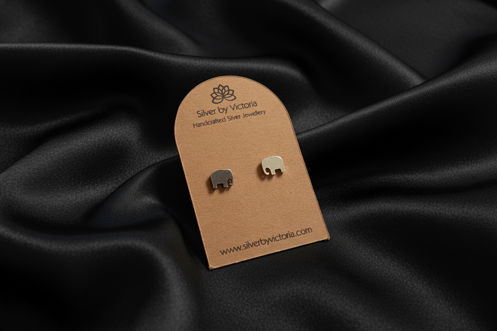 Elephant Stud Earrings