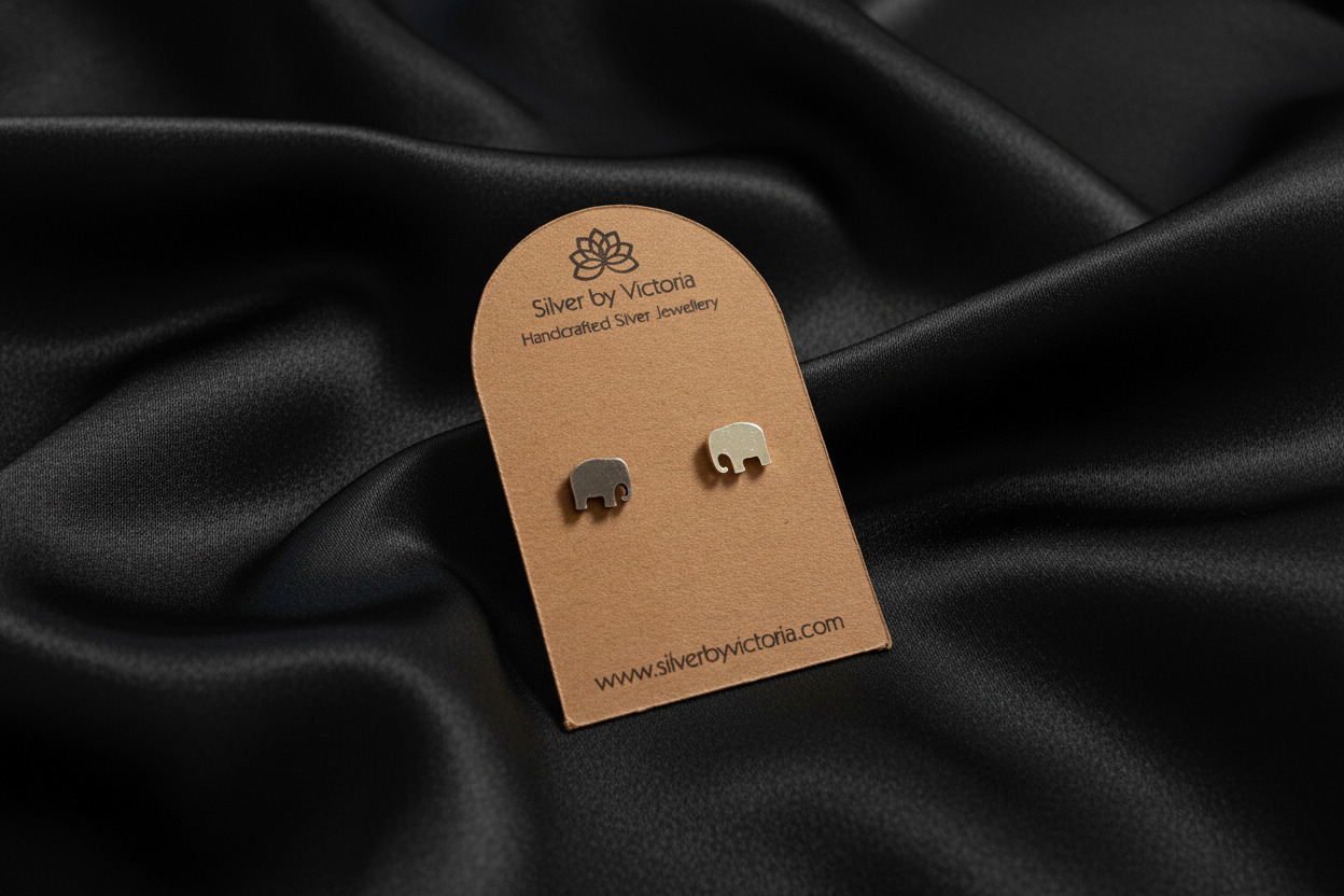 Elephant Stud Earrings