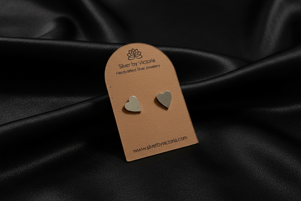 Heart Stud Earrings