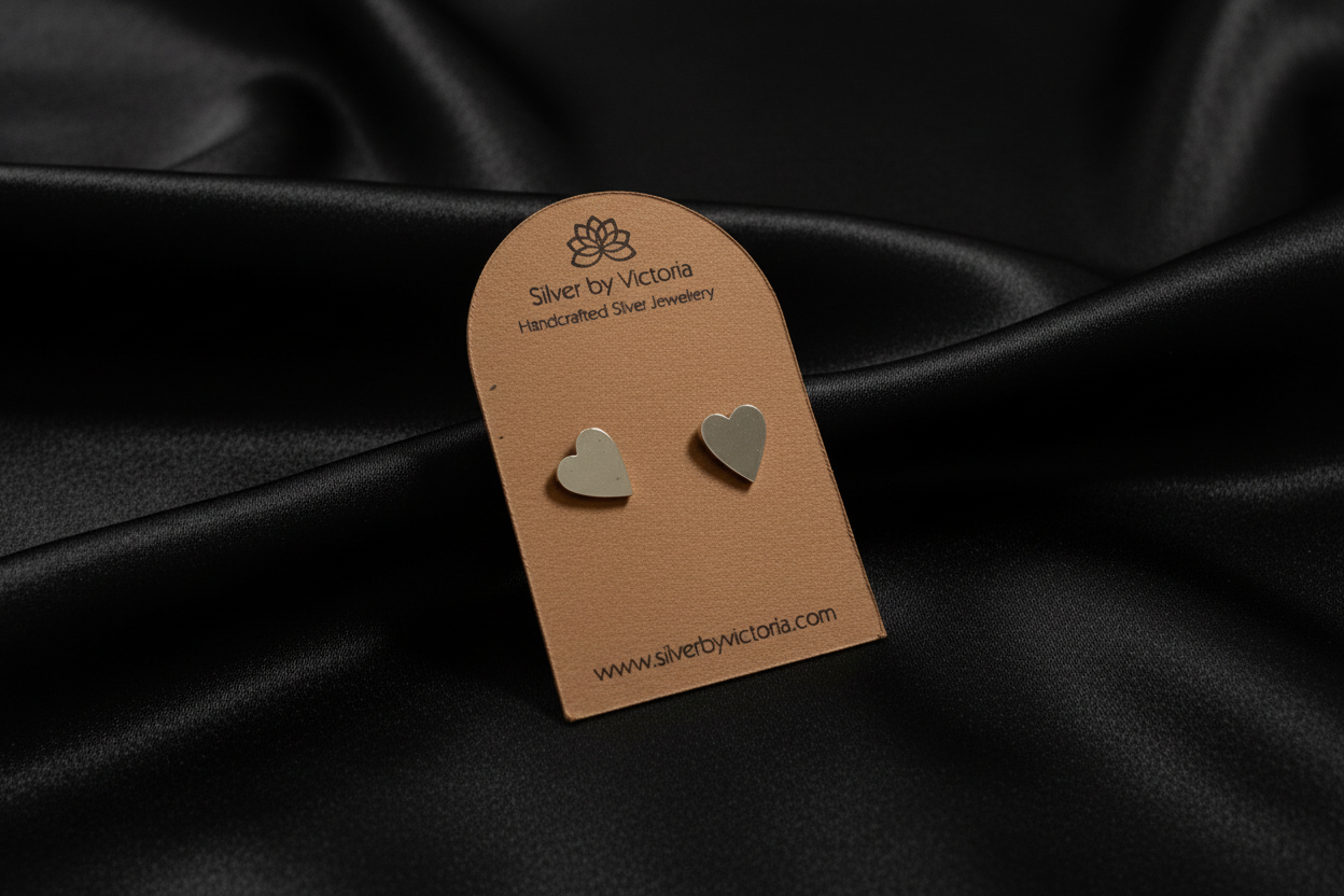 Heart Stud Earrings