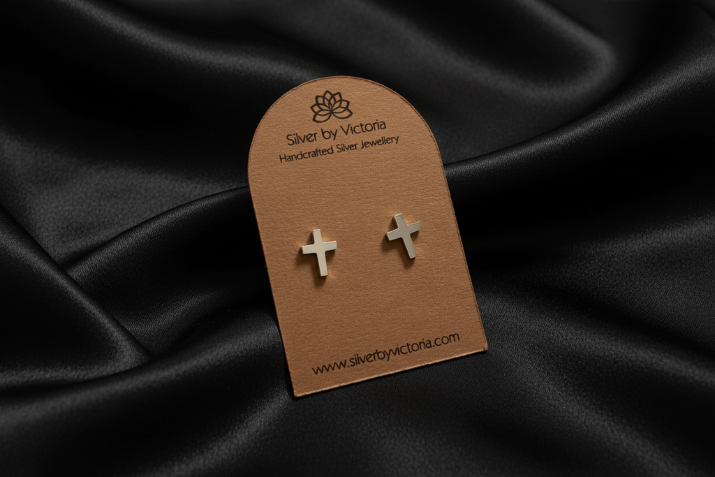 Cross Stud Earrings