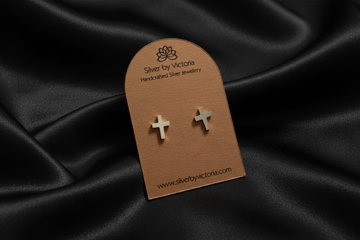 Cross Stud Earrings