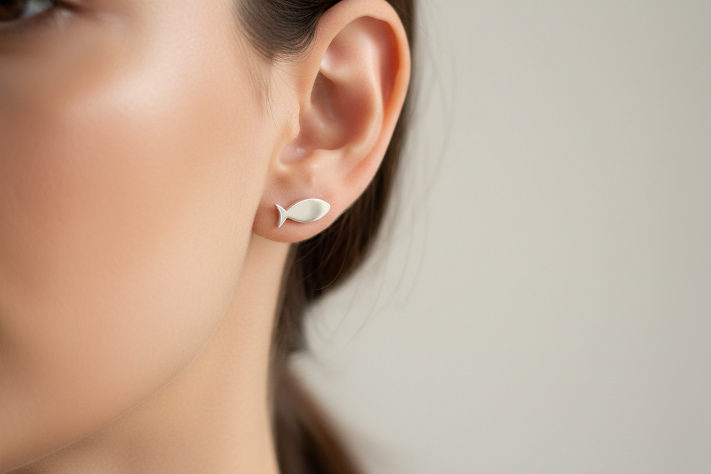 Fish Stud Earrings