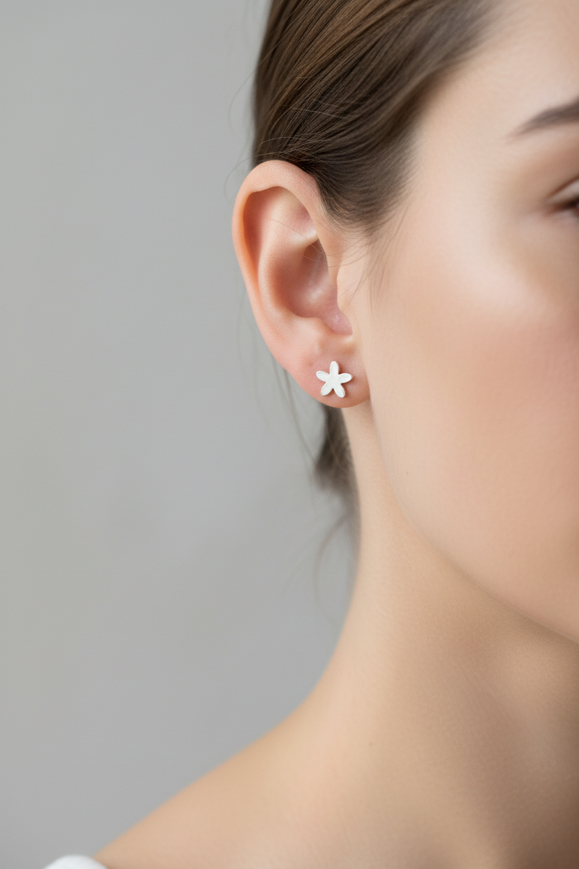 Daisy Flower Stud Earrings