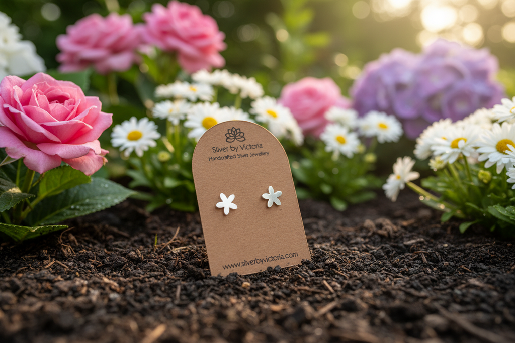Daisy Flower Stud Earrings
