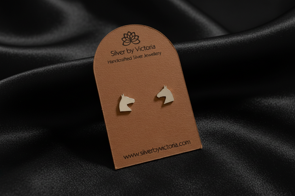 Horse Head Stud Earrings