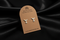 Whale Tail Stud Earrings