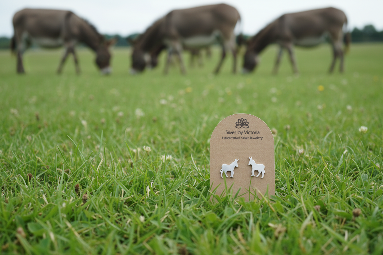 Donkey Stud Earrings
