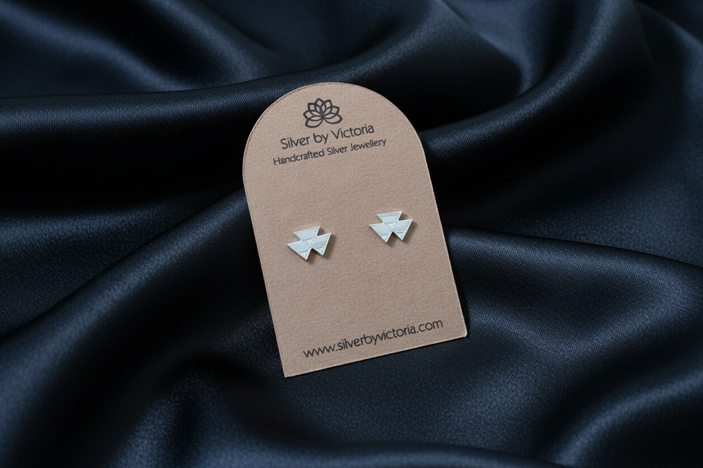 Massey Ferguson Tractor Inspired Stud Earrings