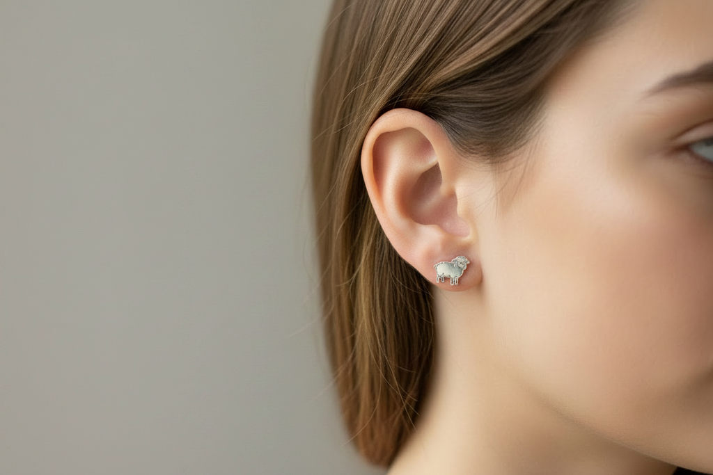 Sheep Stud Earrings