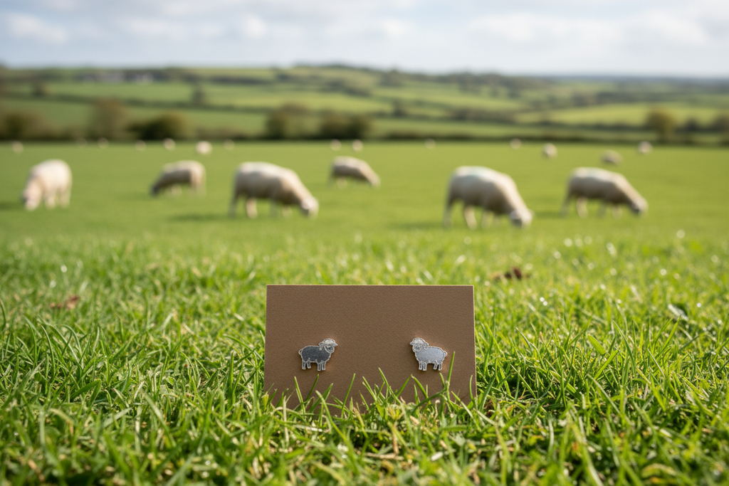 Sheep Stud Earrings