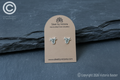 Friesian Cow Etched Stud Earrings