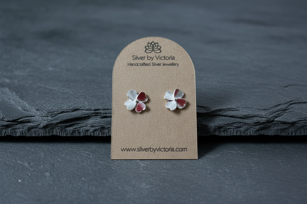 Pansy Stud Earrings