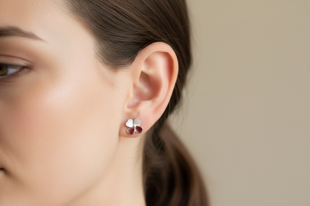 Pansy Stud Earrings
