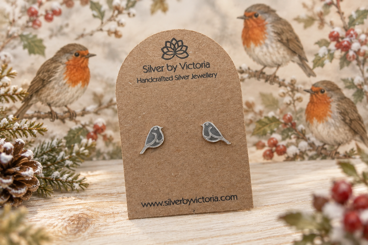 Robin Stud Earrings